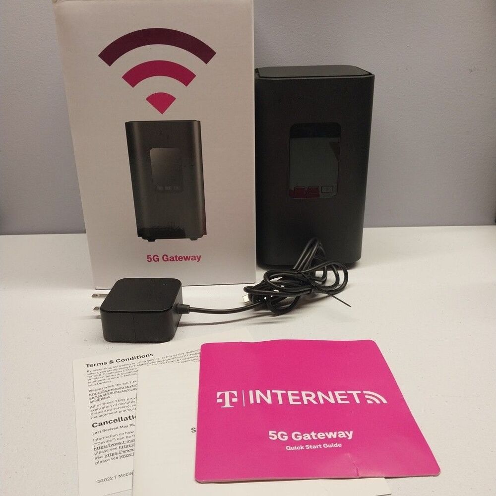T-Mobile Arcadyan KVD21 5G Home Internet Gateway WiFi Router Tested Reset Box